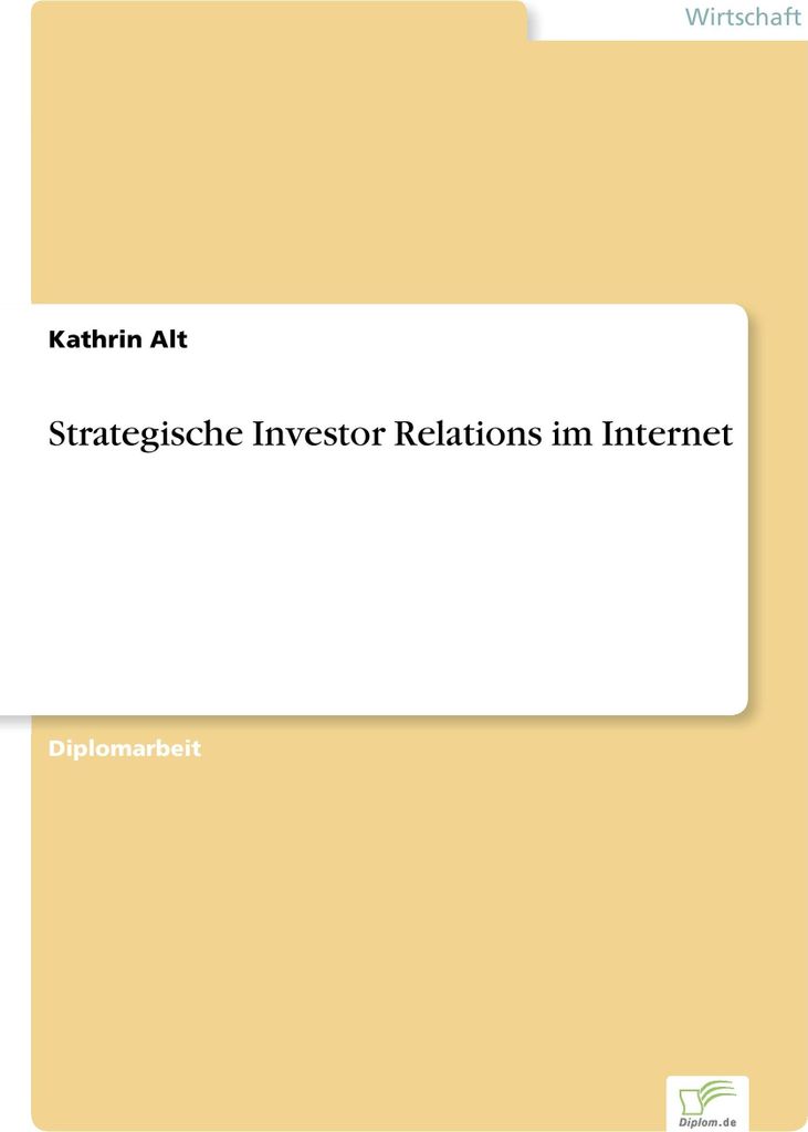 Strategische Investor Relations im Internet