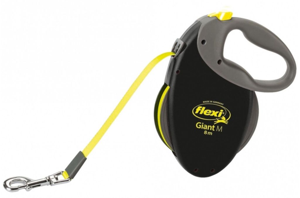 FLEXI Smycz automatyczna GIANT NEON taśma M 8m Zdjęcie produktu 