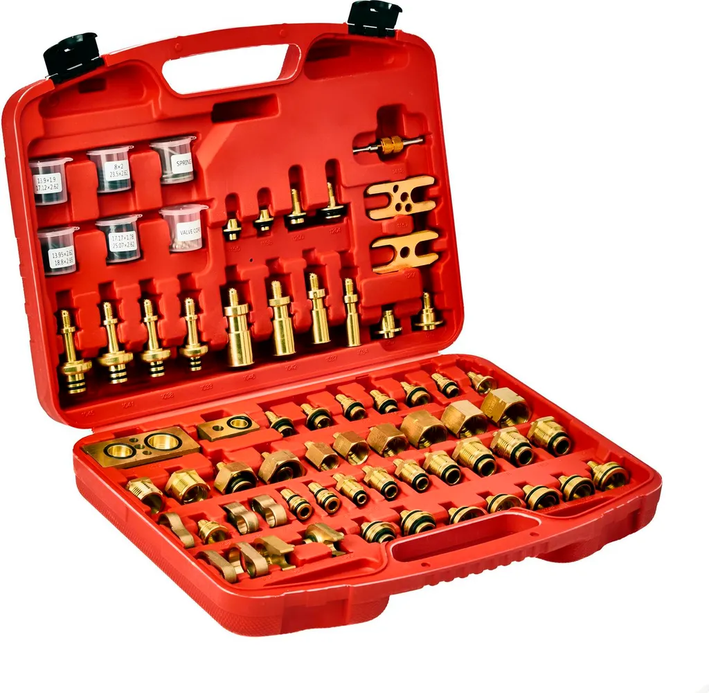 Kit d'adaptateurs pour nettoyer les circuits de climatisation auto