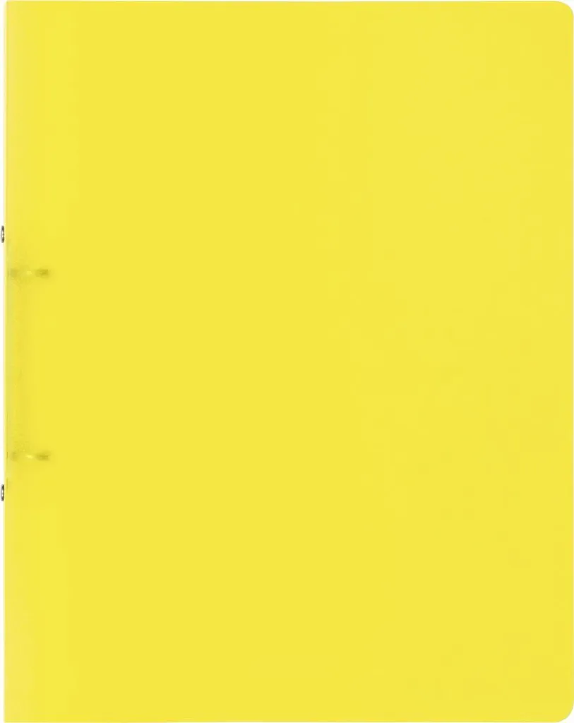 BRUNNEN 106551610 Classeur à anneaux A4 16mm 2 anneaux jaune, Lot de 10