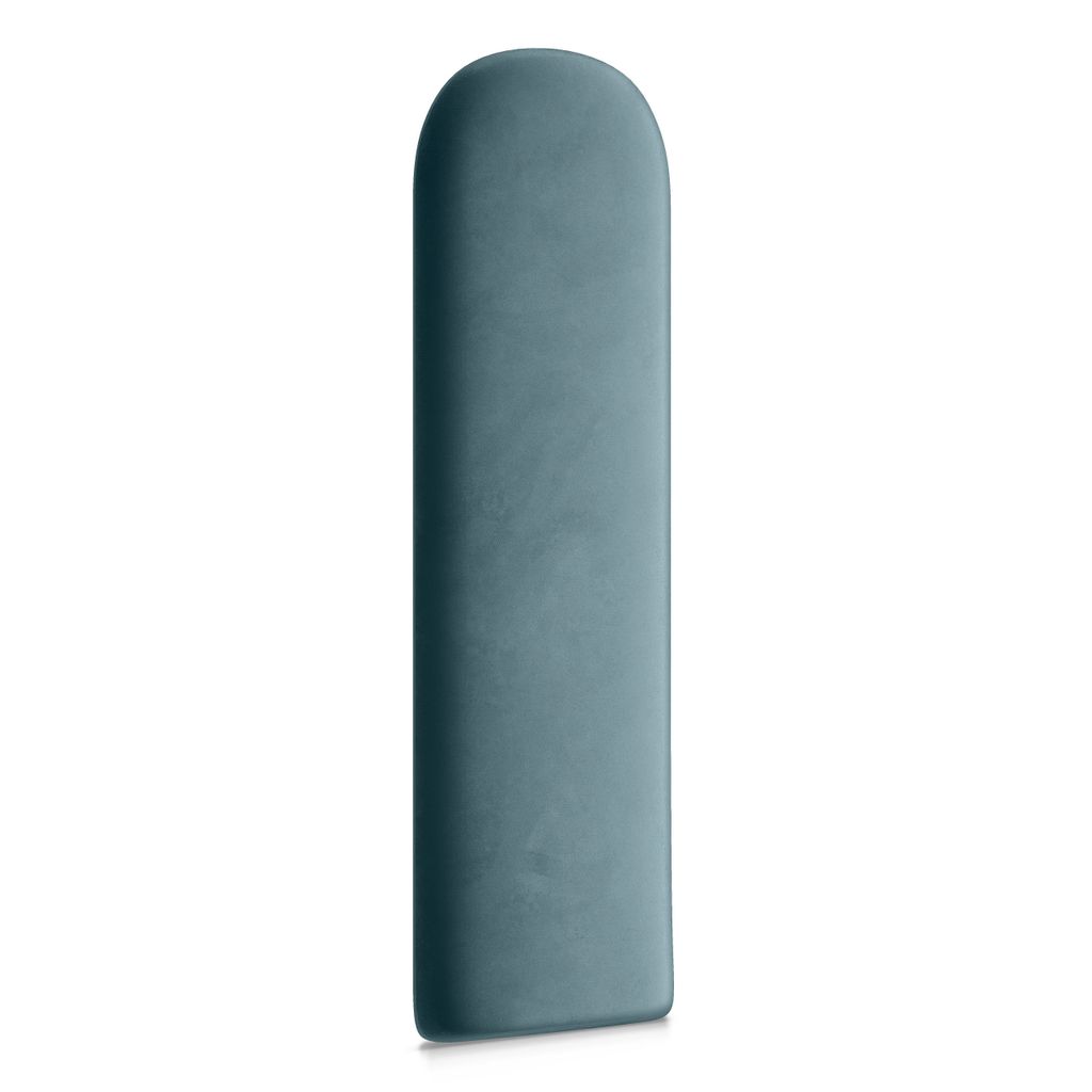 Muralo Polsterpaneel ovales WANDPOLSTER Wandkissen Bettkopfteil Wandpaneel Meerfarbe 30 cm x 80 cm