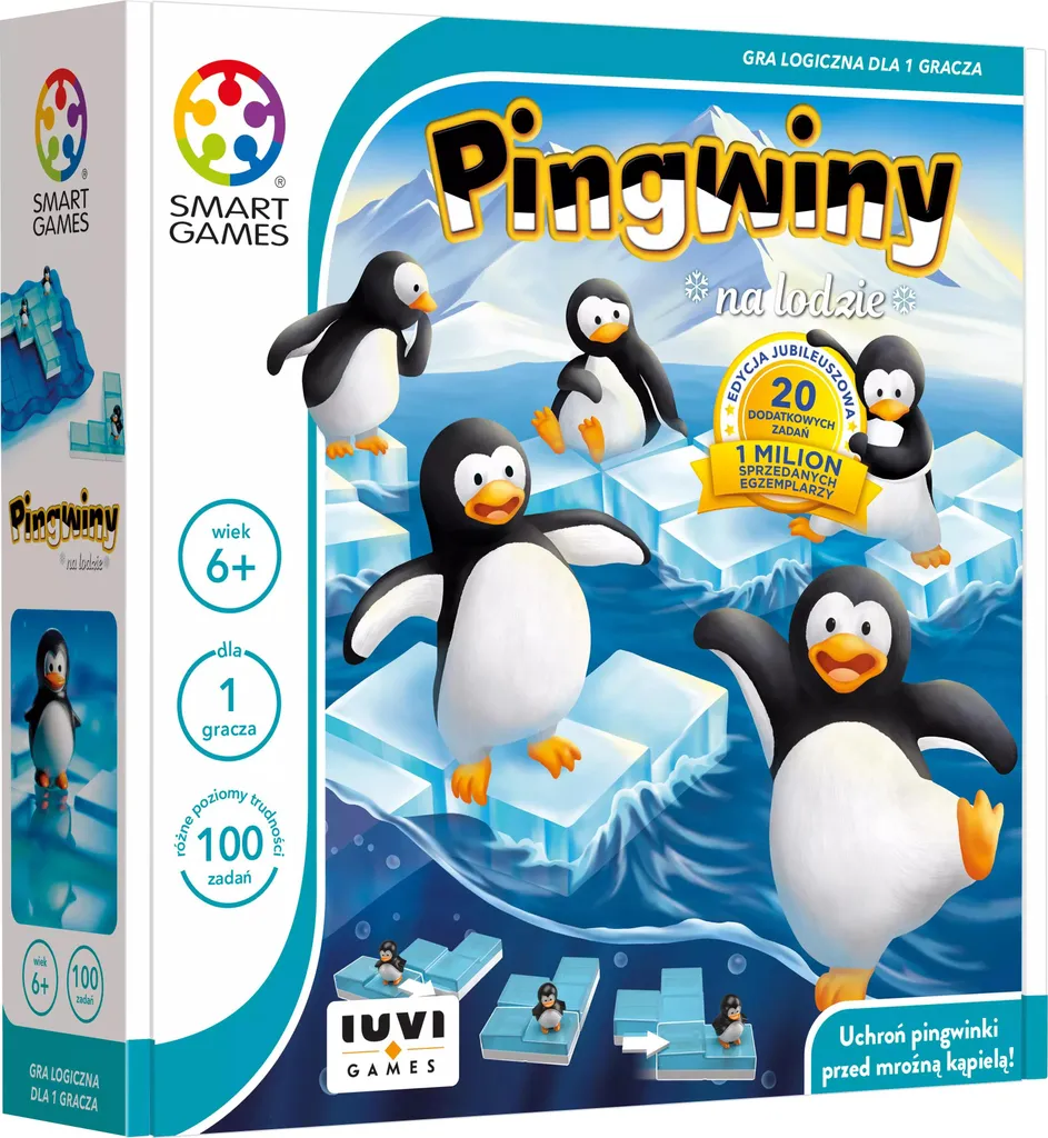 Jeu de société casse-tête évolutif Pingouins sur la glace Smart