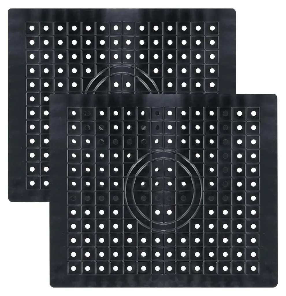 Tapis pour égouttoir d'évier noir - Protection vaisselle et lavabo