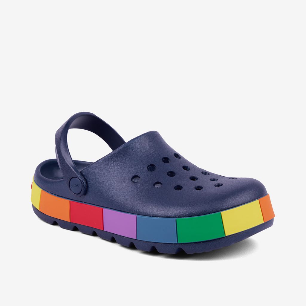 Schuhe COQUI Clogsy Niko Navy Spectrum Blau 45