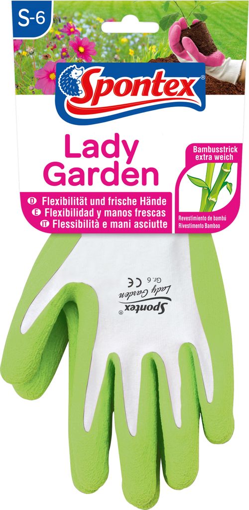 Spontex Gartenhandschuhe Lady Garden Gr. 6