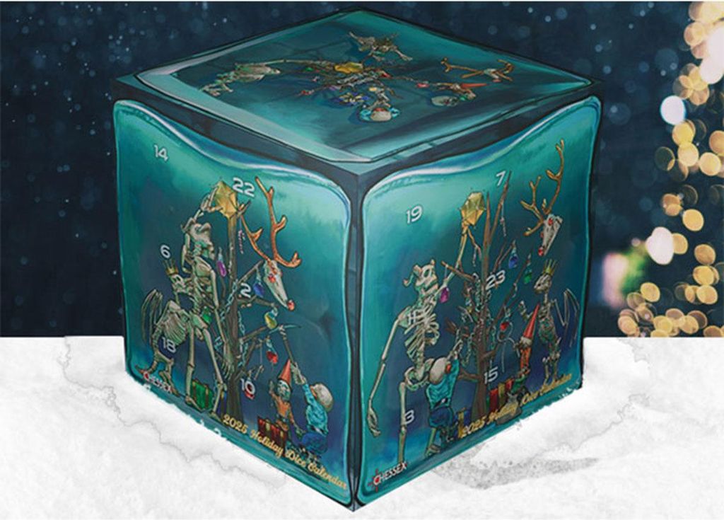 Chessex Holiday Calendar - Calendrier de l'Avent Cube 2025 Image du produit 