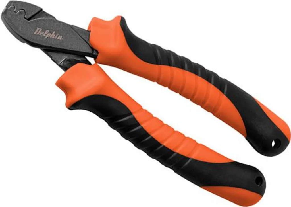 Pince à sertir les sleeves de pêche Delphin CRIMPER avec grip confort