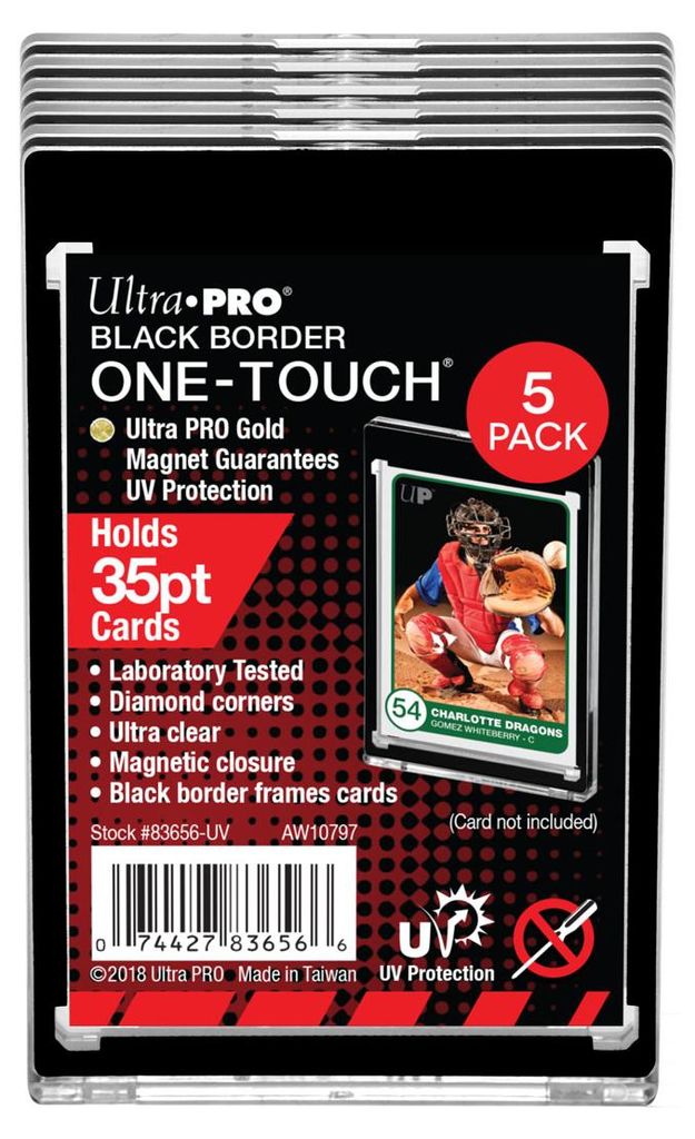 Ultra Pro - 35PT Black Border UV ONE-TOUCH Magnetic Holder Produktbild 