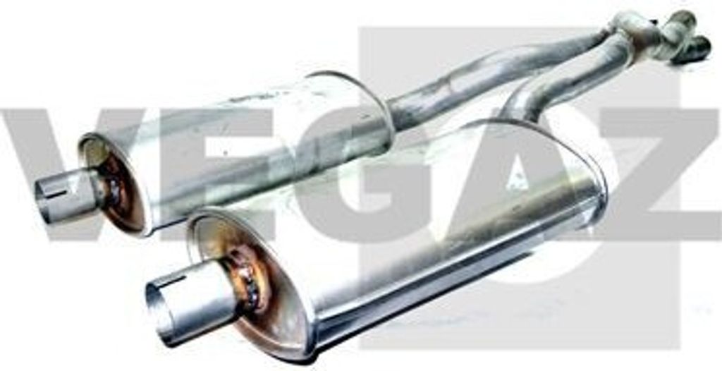 VEGAZ FS-96 Mittelschalldämpfer Schalldämpfer für FORD GRANADA (GU)