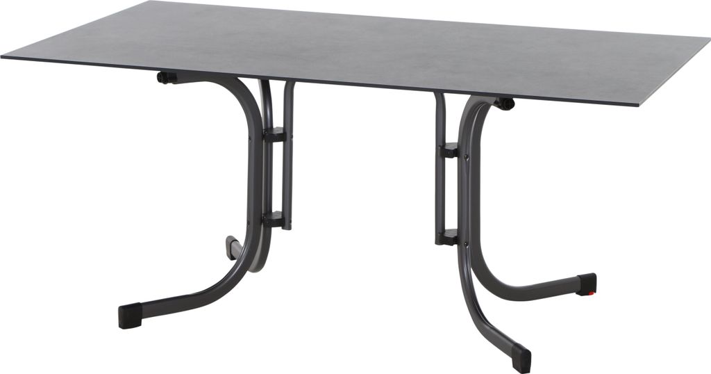 Sola Klapptisch 160x90 cm, anthrazit Gestell Stahl Produktbild 