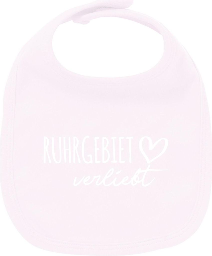 Huuraa Unisex Babylatz Ruhrgebiet verliebt Geschenk Babypink Baumwolle Ruhrgebiet Mitbringsel