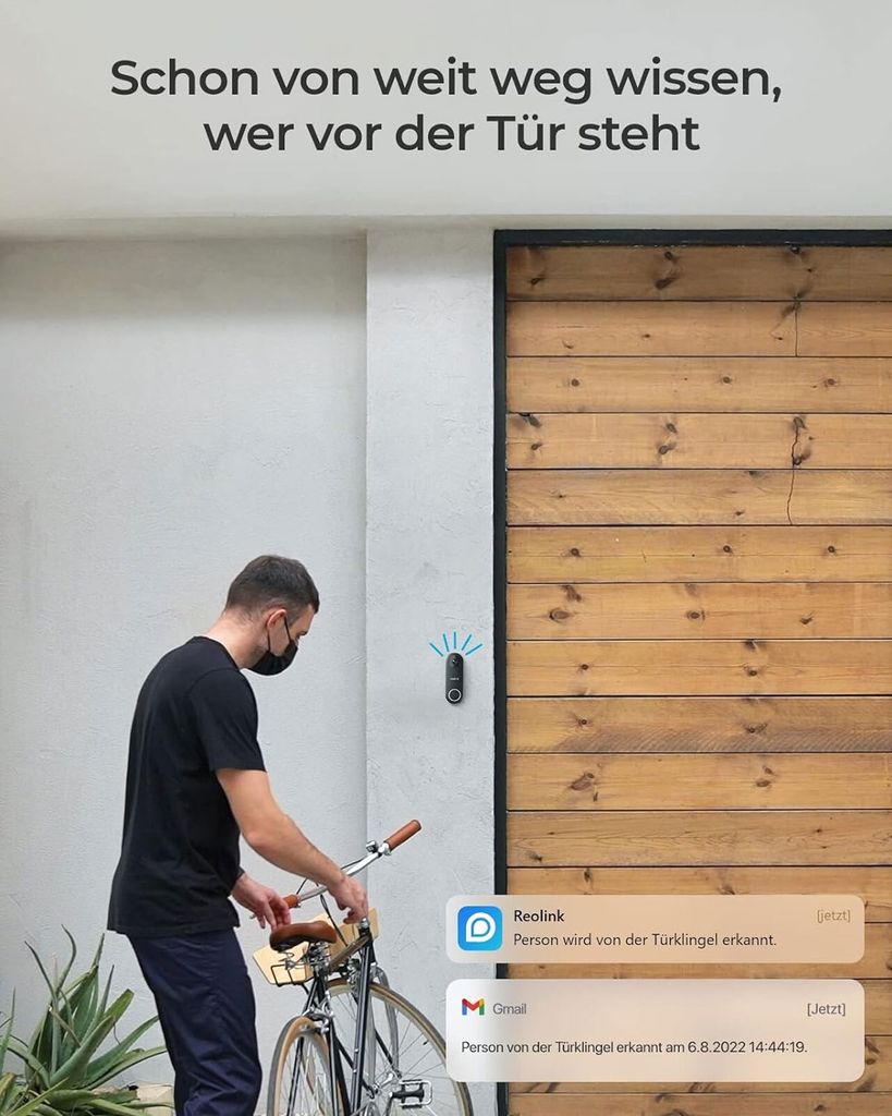 Reolink Video Doorbell WiFi intelligente 2K+ 5 MP Produktbild 17