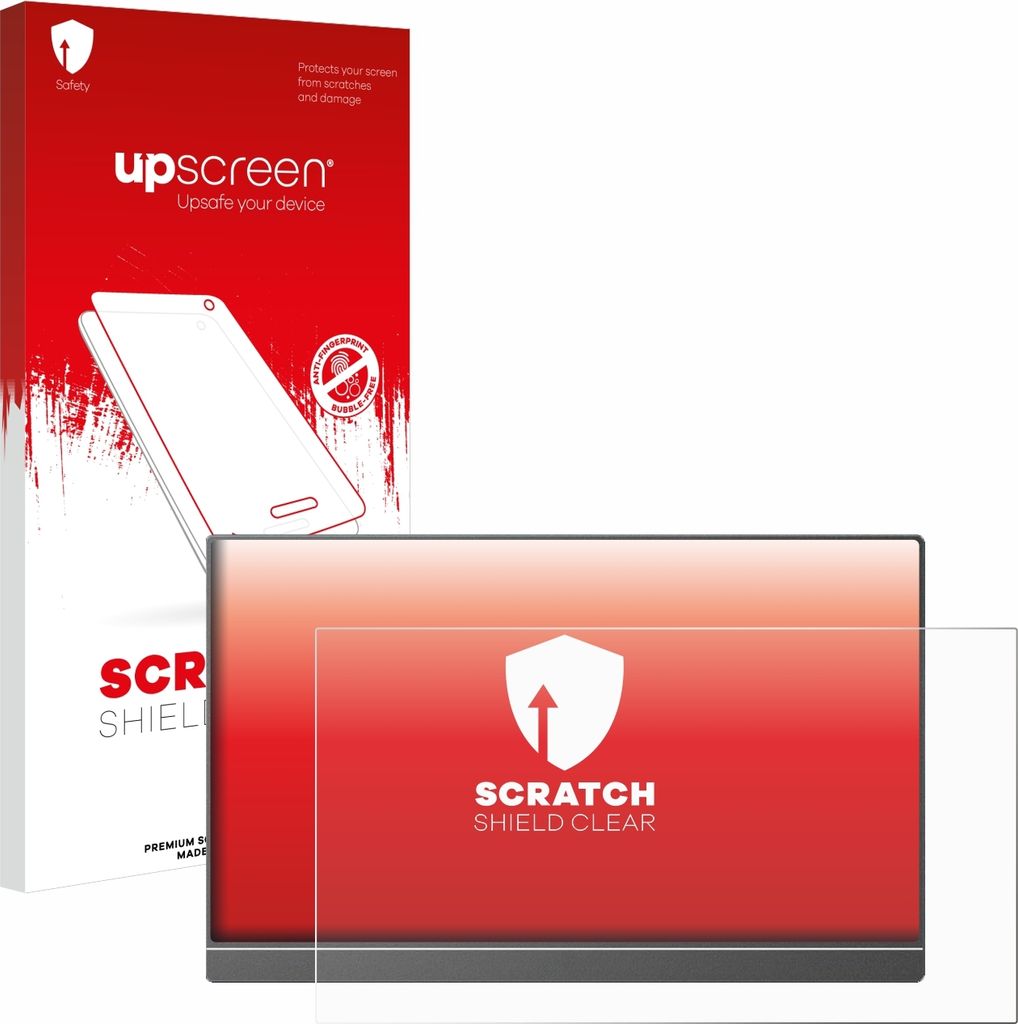 upscreen Schutzfolie für Arzopa Z1FC 16.1" Displayschutz Displayschutzfolie Folie Klar Transparent