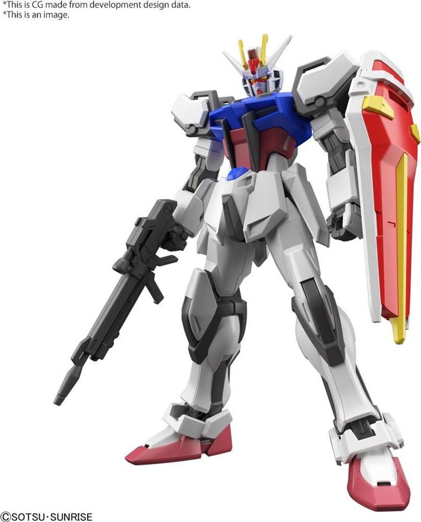 BANDAI BAN5063491 EG GAT-X105 Strike Gundam 14 cm Produktbild 