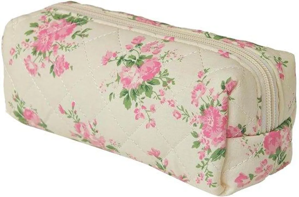 Grande trousse scolaire rose unisexe idéale pour fournitures et bureau