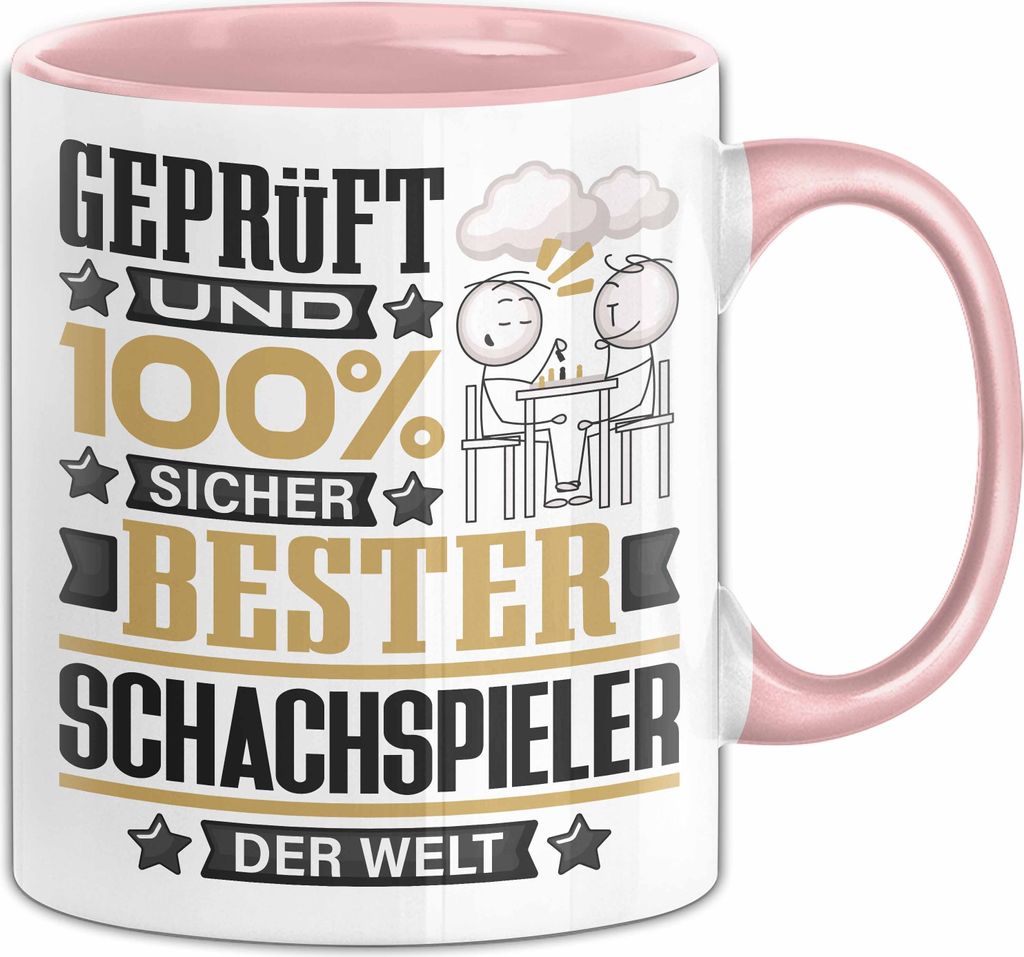 Schachspieler Geschenk Lustiger Spruch für Schachspieler Produktbild 