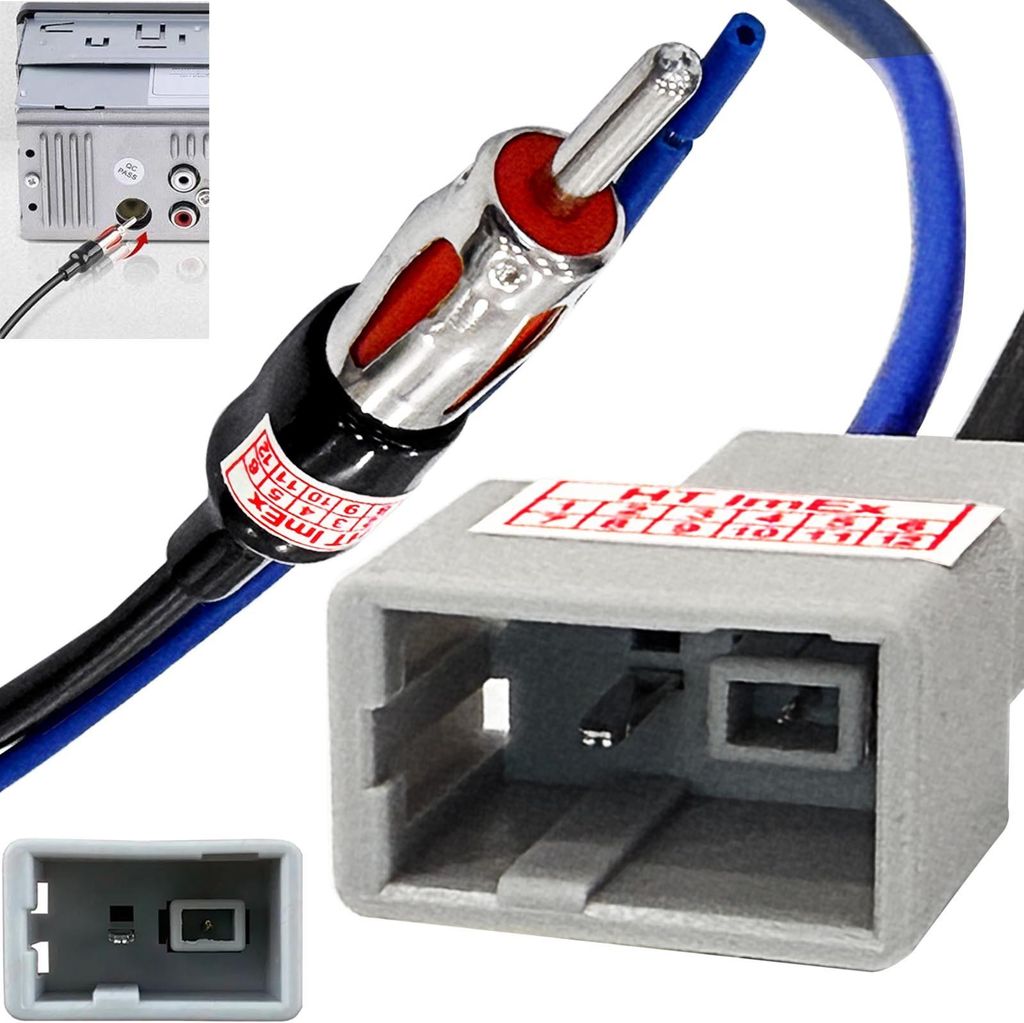 Antennenadapter GT13 auf DIN kompatibel mit Honda Nissan Mazda Subaru Suzuki Autoradio