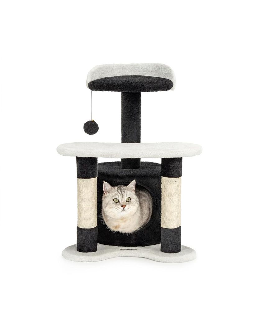 lionto Kratz- & Spielbaum, 65 cm stabiler Katzenbaum mit Produktbild 