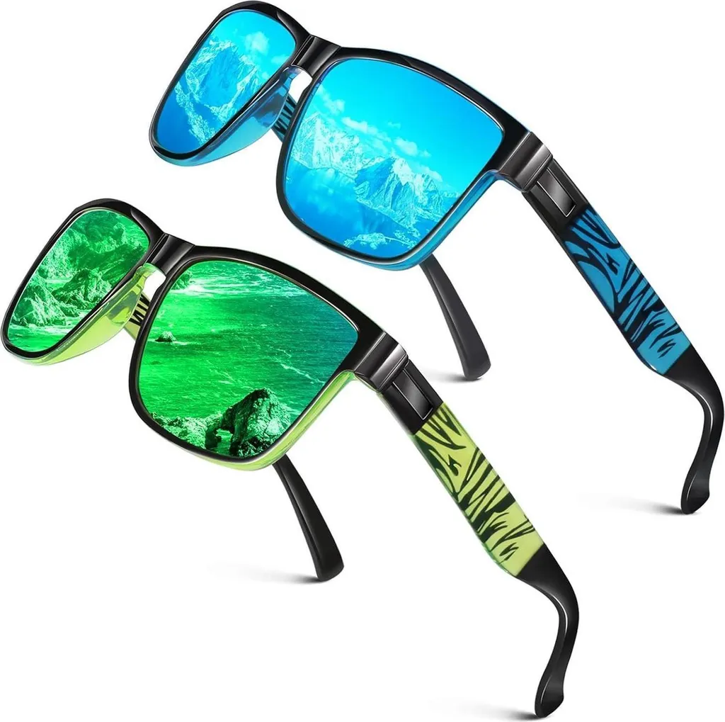 Occhiali LINVO Polarizzati per Pesca e Sport | Protezione UV400 CAT3 CE