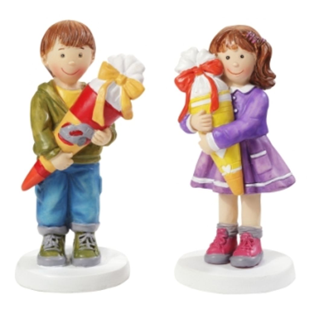 Figur Schuljunge mit Schultüte Einschulung