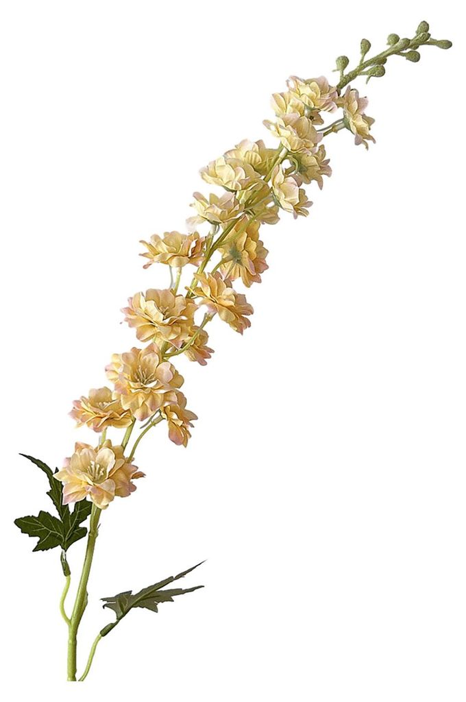 Künstliche Ritterspornblumen, realistische Delphinium-Blumen mit biegsamen Stielen, rustikale Bodenvase, Dekoration für Zuhause, Hochzeit, wieder...