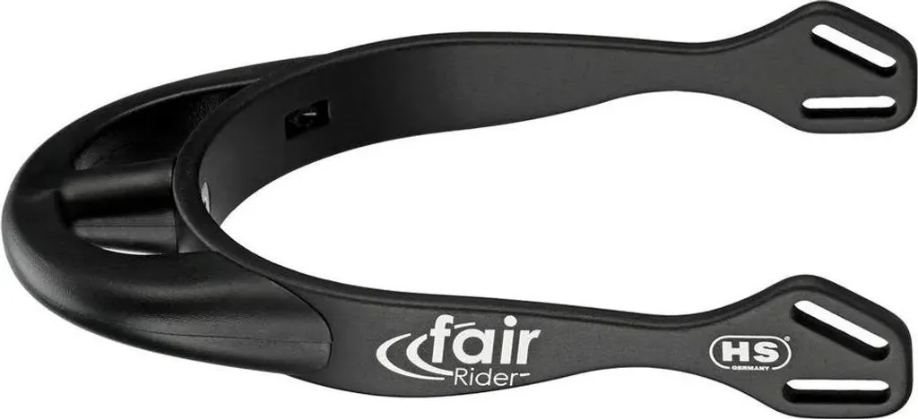 Sprenger Éperons FairRider 25mm Noir Fin Arrondi pour Équitation