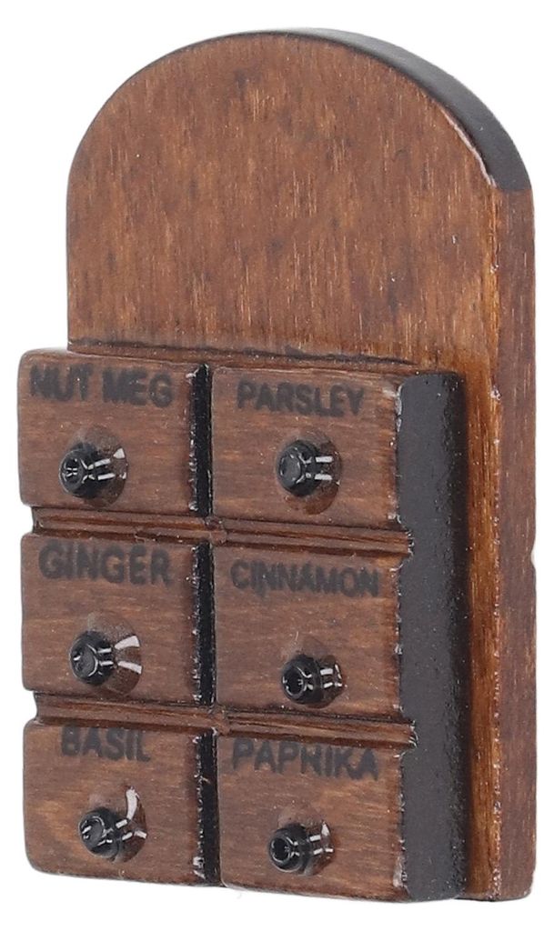 1/12 Miniatur-Wand-Gewürzregal, Küche, Zuhause, Lebensszene, Puppenhaus, Hängedekoration
