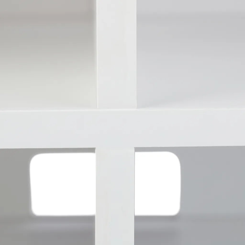 Meuble TV bas avec 4 niches de rangement et roulettes multidirection - 7