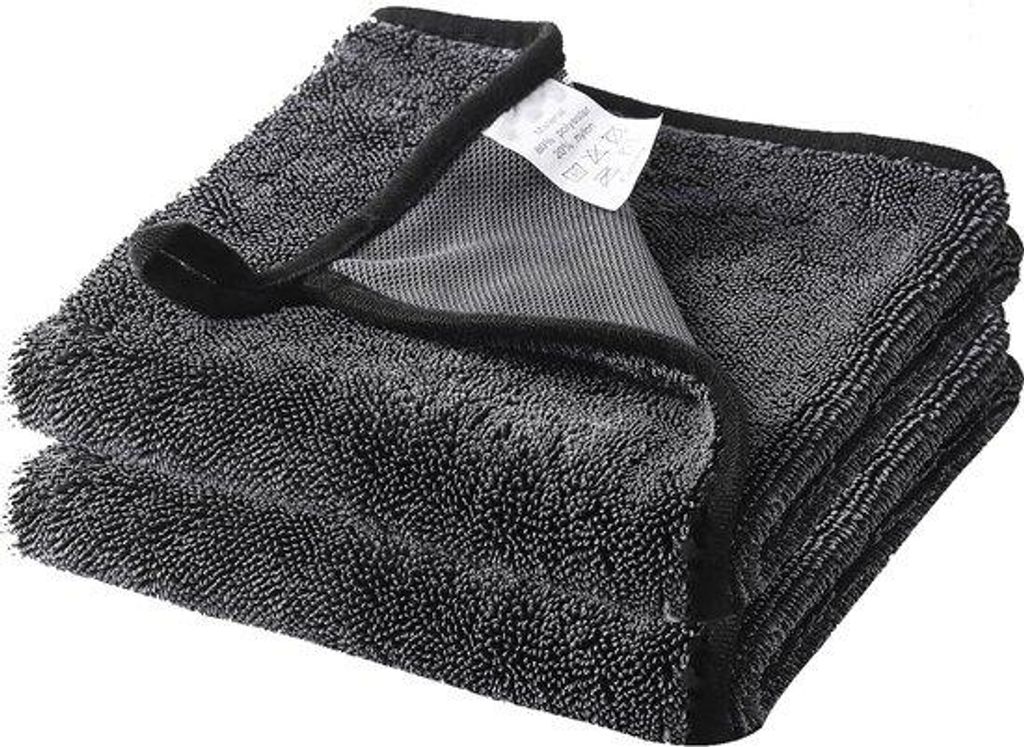 Auto-Trockenhandtuch, 2 Stück, schnell trocknendes Auto-Trockenhandtuch, Twist-Pile, Mikro-Flockhandtuch, absorbierendes Auto-Trockenhandtuch, fü...