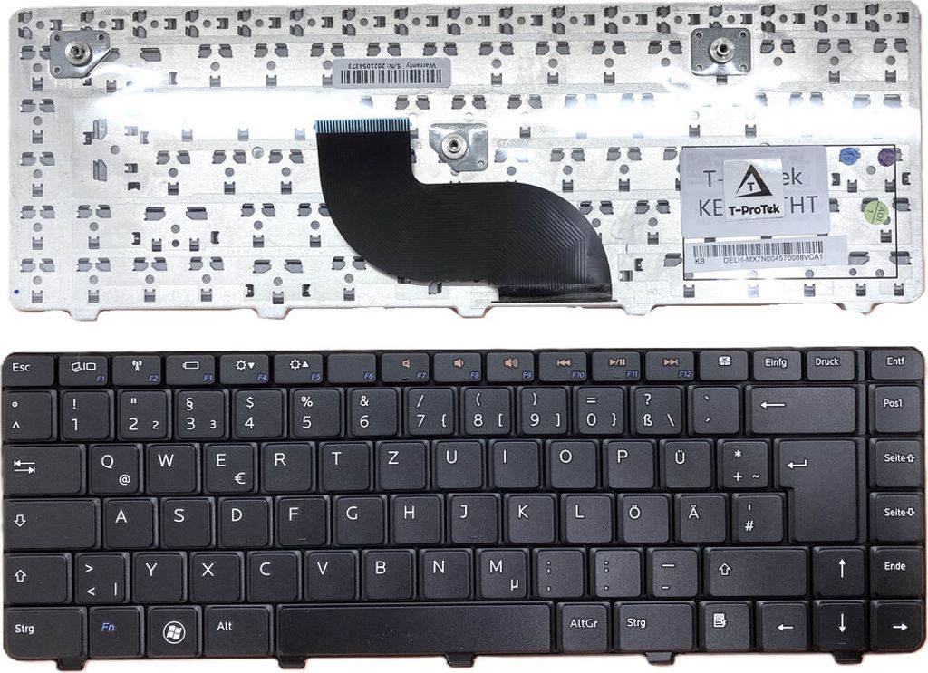 DEUTSCHE - Tastatur keyboard kompatibel für Dell Inspiron M301z, N301z, 0MX7N0, DELH-MX7N0