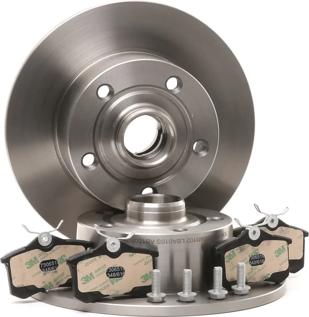 Disques de frein haute teneur en carbone et plaquettes anti-bruit