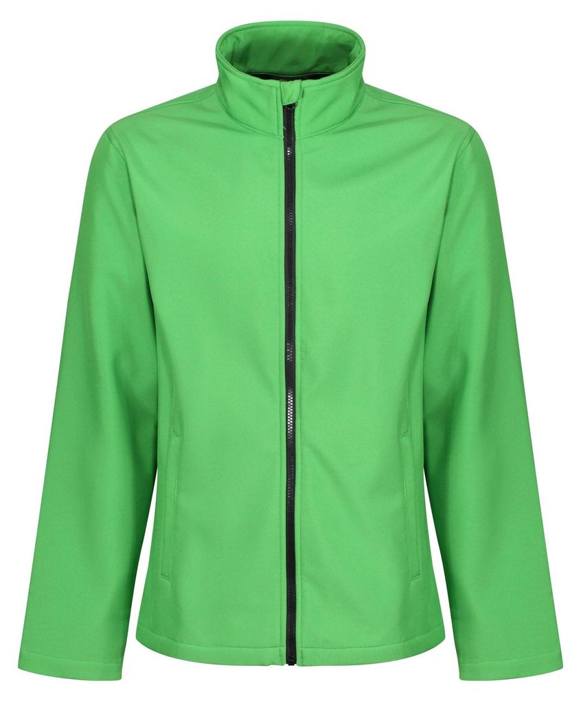 Regatta Herren Softshell-Jacke Ablaze, bedruckbar LT338 (M) (Neongrün/Schwarz)