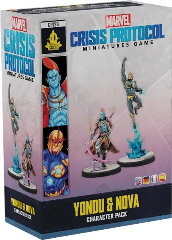 Marvel Crisis Protocol Nova et Yondu CP131 - Pack d'Extension Figurine - 3
