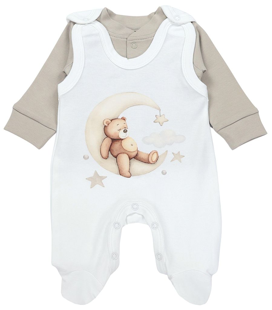 TupTam Baby Mädchen Jungen Strampler mit Langarmshirt Produktbild 