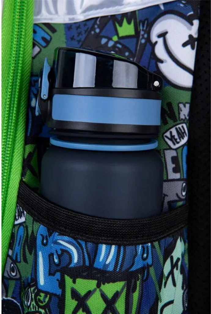 Sac à dos CoolPack Turtle Monster Team avec bretelles renforcées (1 pc)