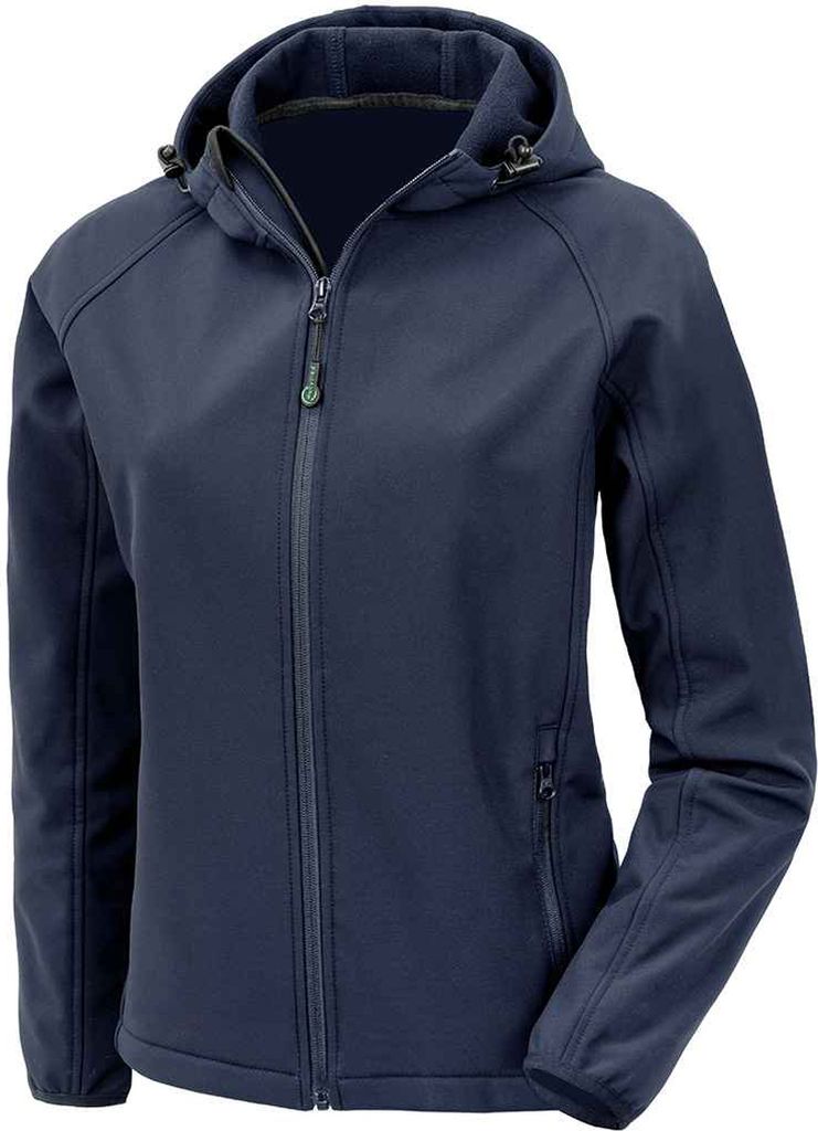 Result Genuine Recycled - Softshelljacke Zum Bedrucken für Damen PC6844 (S) (Marineblau)