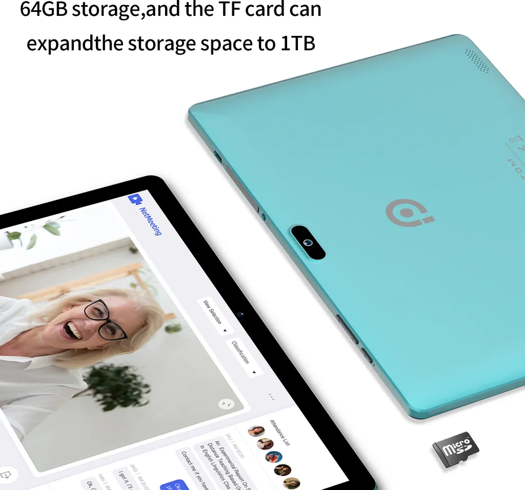 Tablette Android 10 Pouces avec Clavier et Souris - Pack Complet Bleu - 4