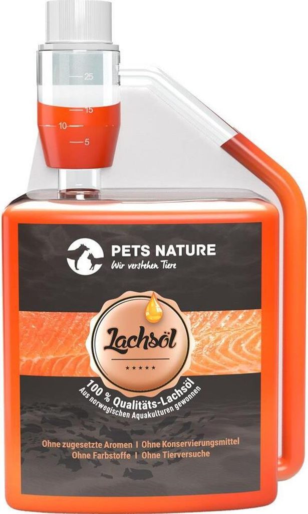 PetsNature 500ml Lachsöl Produktbild 