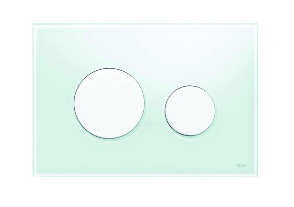 TECEloop WC-Betätigungsplatte f. 2-Mengentechnik Glas weiß Obrázok produktu 