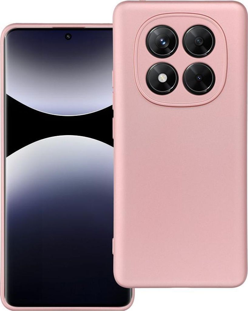 Handyhülle METALLIC passend für XIAOMI Redmi NOTE 14 Pro 5G rosa