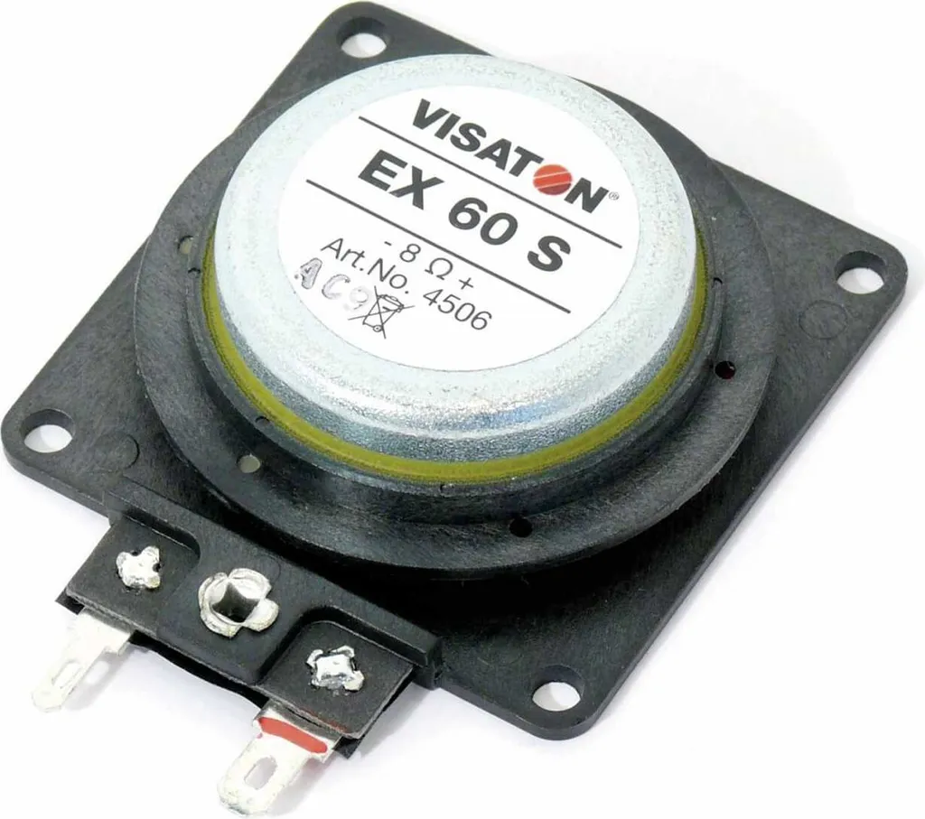 Transducteur de Surface Visaton EX 60 S 4 Ohm pour Diffusion Sonore - 2