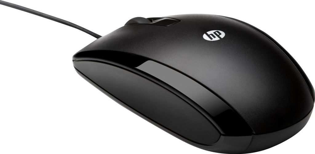 HP X500 Maus mit Kabel, Beidhändig, Optisch, USB Typ-A, Produktbild 