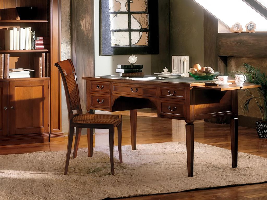 Büro Tisch Schreibtisch Sekretär Schreibtische Italienische Möbel Holz Tische