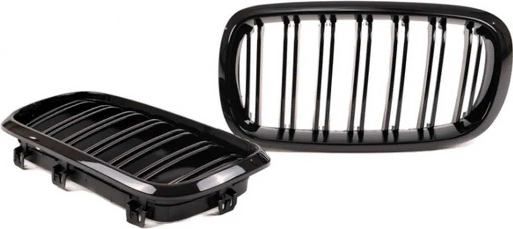 Grille Calandre BMW X5 F15 F85 X6 F16 F86 - Doubles Nervures Gloss Black