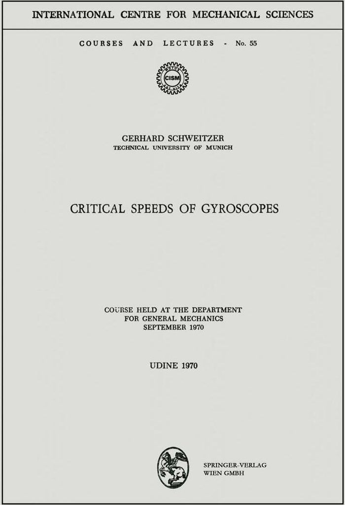 Critical Speeds of Gyroscopes