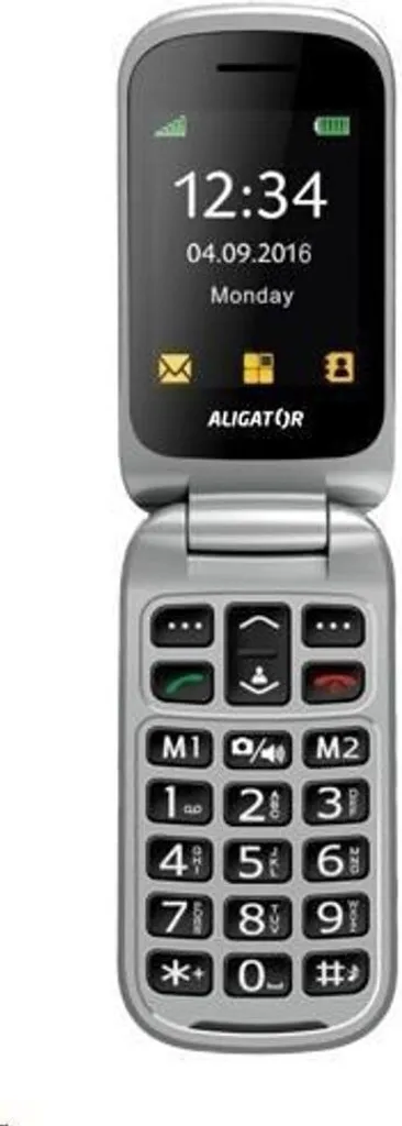 Téléphone Senior à Clapet Aligator V650 avec Grandes Touches et SOS