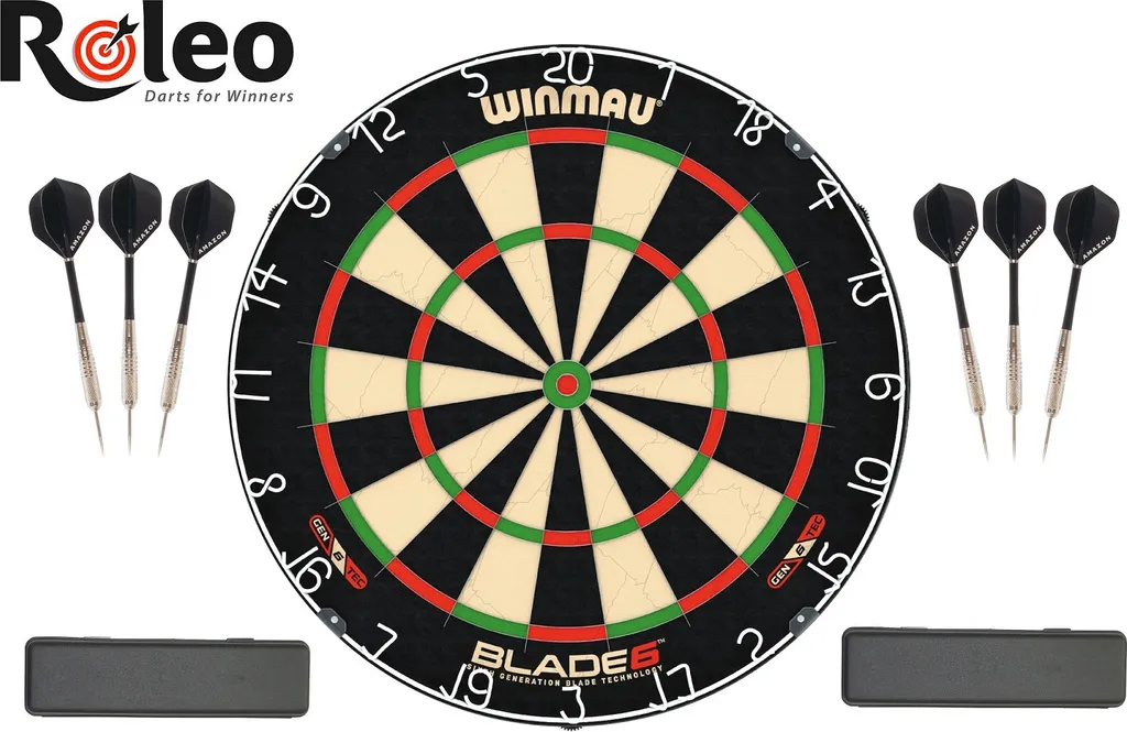 Kit fléchettes Winmau Blade 6 idéal pour tournois et soirées à la maison