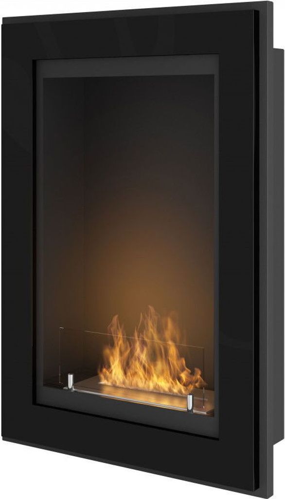 InFire Frame 550 Ethanolkamin Schwarz mit Sicherheitsglas