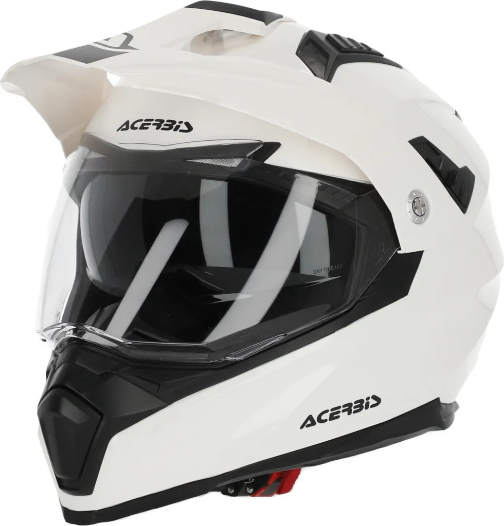 Casque motocross Acerbis Flip FS-606 2023 blanc XL pour enduro et route