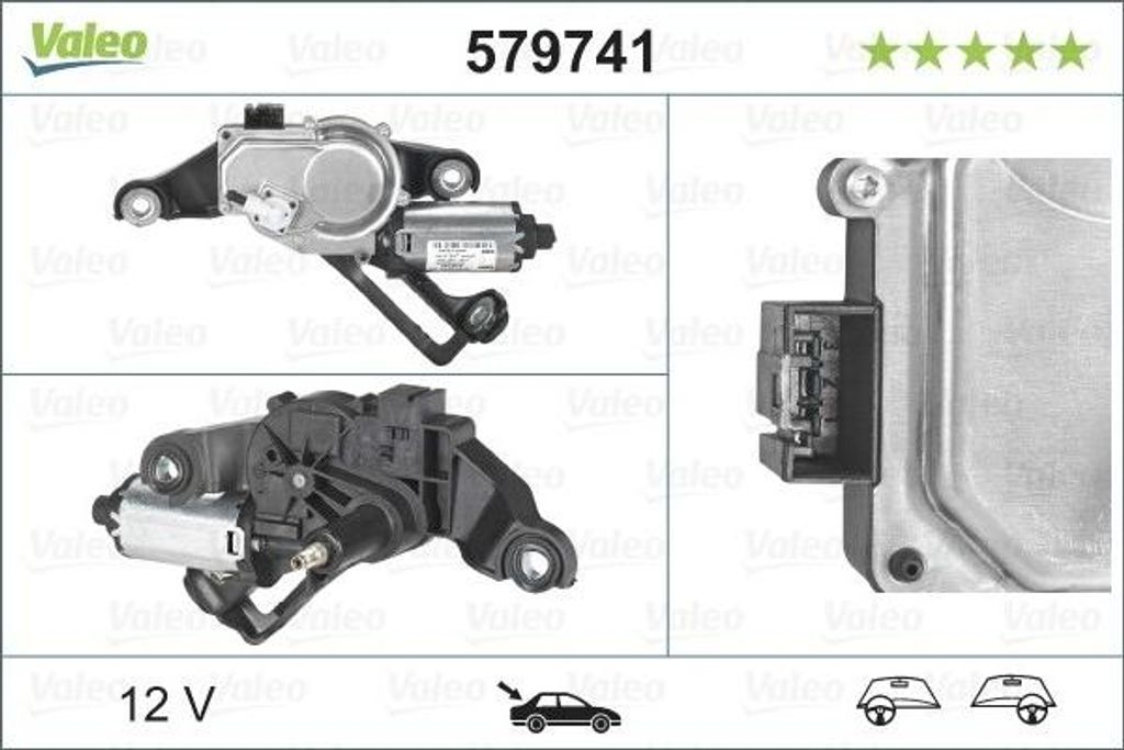 Silnik Wycieraczek Bmw 1 (E81,E87) 06.04-009.12 Tył Zdjęcie produktu 